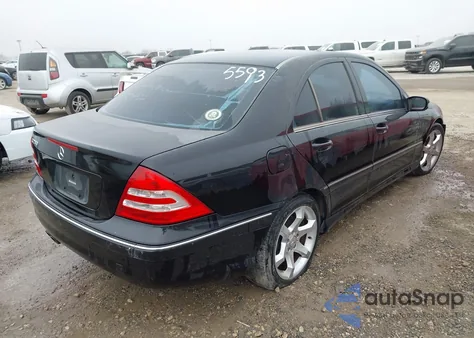 2007 Mercedes-Benz C 230 Sport from USA, damaged, VIN WDBRF52H37F925593
